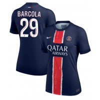 Camisa de time de futebol Paris Saint-Germain Bradley Barcola #29 Replicas 1º Equipamento Feminina 2024-25 Manga Curta